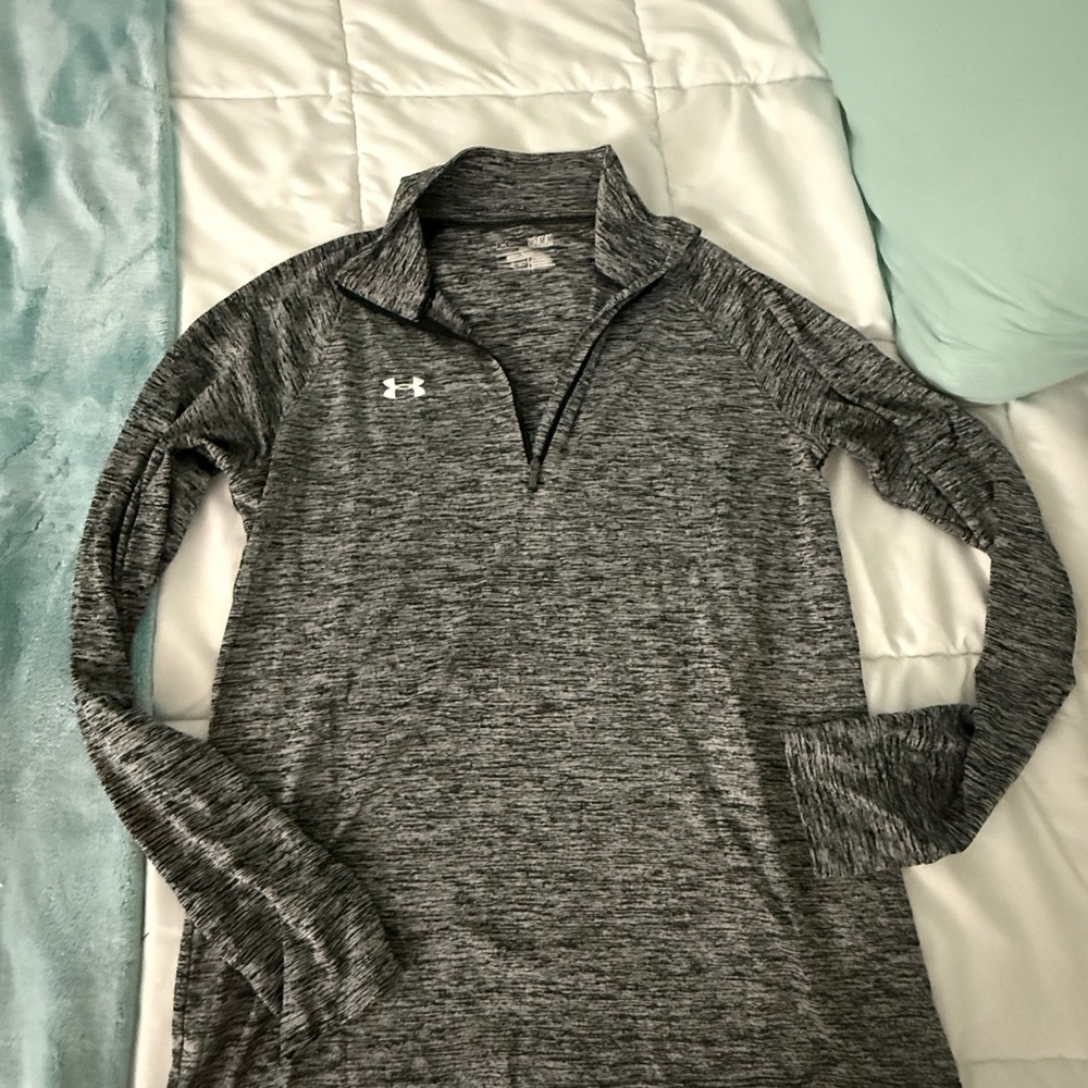 Under Armour Gray Quarter-Zip Pullover